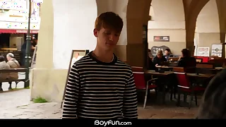 Boyfun - Teen Jacob Dolce Gets Ass Rimmed&comma; Spanked And Fucked By Ron Negba