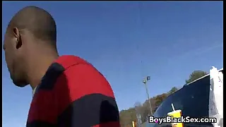 Gay Interracial Bareback Hardcore Fucking Tube Flick 13