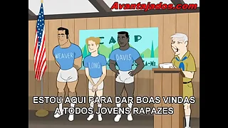 Universit&aacute;rios no Acampamento da Sacanagem